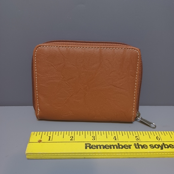 Brown Zipper Wallet - Picture 2 of 4